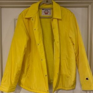 Supreme Champion Label Coaches Jacket Yellow
